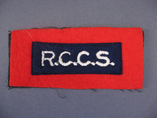 WW2 Canadian made 1st Infantry Division Royal Canadian Corps of Signals divisional patch