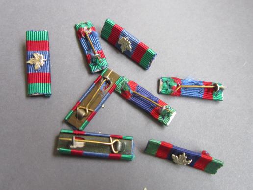 A nicely one piece medal bar or so called 'ribbon' as intended for the Canadian Volunteer Service Medal 