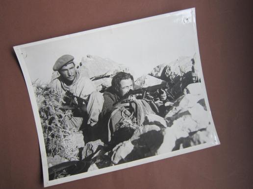 A unusual and difficult to find original partisan related 'press-release' photograph 
