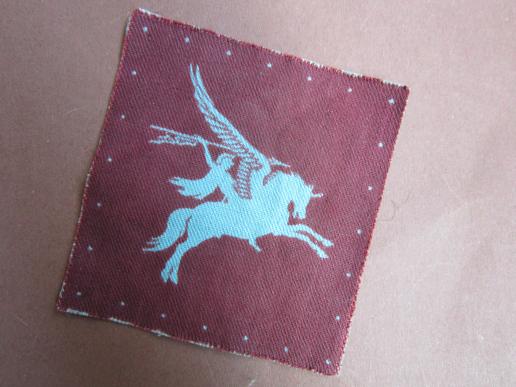 A nice single un-issued Airborne 'Pegasus' Division shoulder formation sign