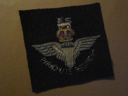 A good just post war '50 or '60 bullion made Parachute Regiment Old Comrades blazer badge