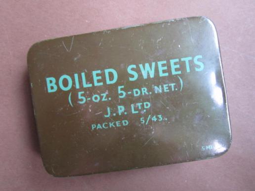 A nice and used British Army standard issued Boiled Sweest tin