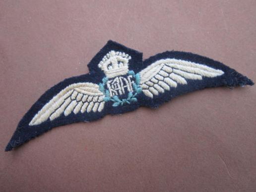 A nicely made and issued pre 1953 RAAF (Royal Australian Air Force) Pilot's qualification wing