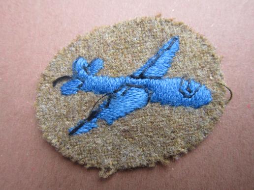 A nice issued and used early British Glider trained Infantry qualification badge
