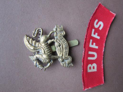 A nice litte set of badges to The Buffs (Royal East Kent Regiment)