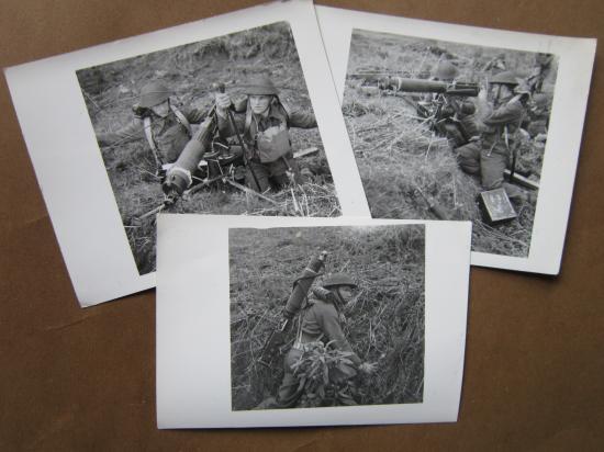 A nice little set of three original photo prints made during a excercise of the Free Norwegian Forces on 27.05.42