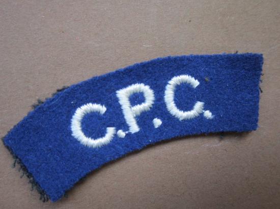 A good embroided British/Canadian made Canadian Postal Corps shoulder title