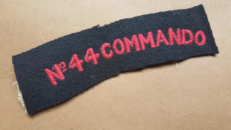 A neat not so often seen unissued Far East local made No.44 Commando shoulder title
