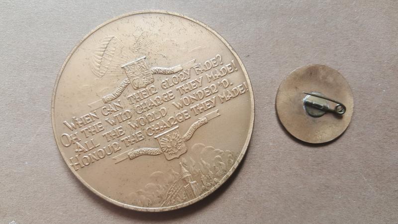 A nice orginal Dutch made Battle of Arnhem commemoration coin i.e medallion with a miniature