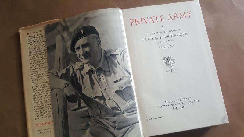 Out of print book : Private Army by Lieutenant-Colonel Vladimir Peniakoff DSO MC