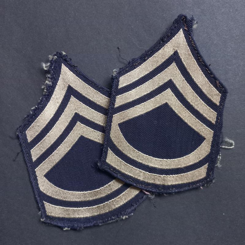 A nice set of used United States Army enlisted Sergeant First Class rank chevrons i.e stripes