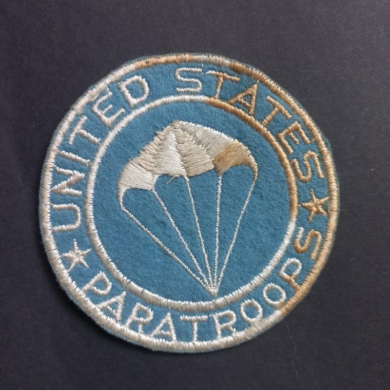A nice wartime example of a United States Army Airborne parachute infantry pocket patch