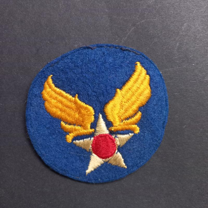 A good example of a almost likely British made USAAF (United States Army Air Force) so called 'Hap Arnold' shoulder patch