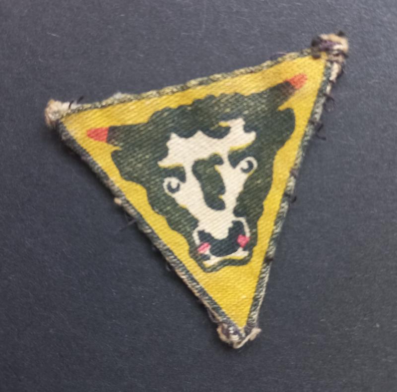 A superb - albeit regrettably single - printed 79th Armoured Division formation badge