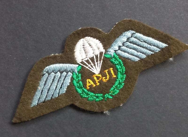 A attractive - early '50 - Territorial Army APJI (Assistant Parachute Jumping Instructors) qualification wing