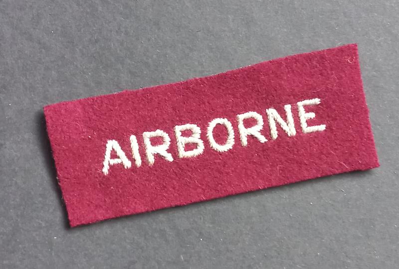 A attractive (not so often seen type) Airborne - arms of service strip -