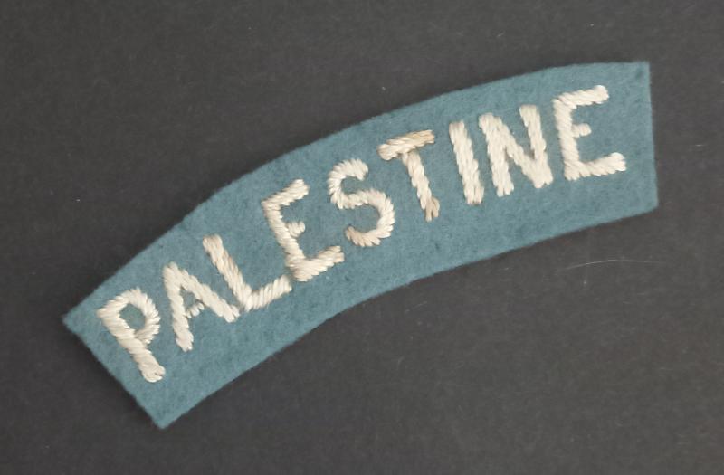 A attractive Palestine embroided shoulder title