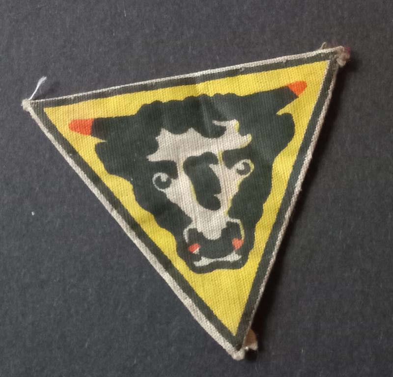 A superb - issued - printed 79th Armoured Division formation badge