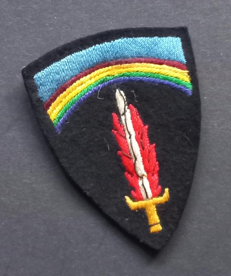 A superb - typical British made - United States Army SHEAF (Supreme Headquarters Allied Expeditionary Force) patch