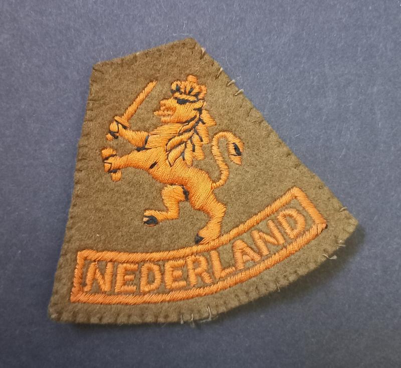 A attractive - wartime British made - Dutch Free Forces arm i.e formation lion