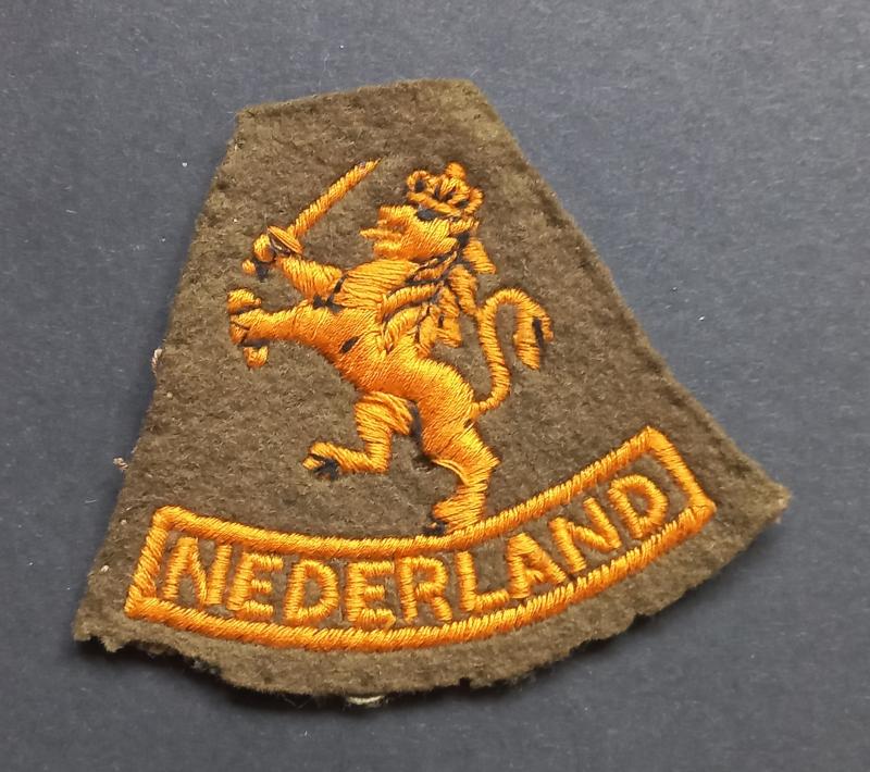 A attractive - wartime British made - Dutch Free Forces arm i.e formation lion