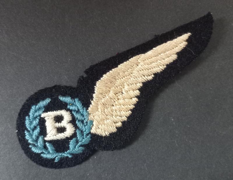 A superb - not so often seen - R.A.A.F. (Royal Australian Air Force) Bombardier or Bomb Aimer brevet badge