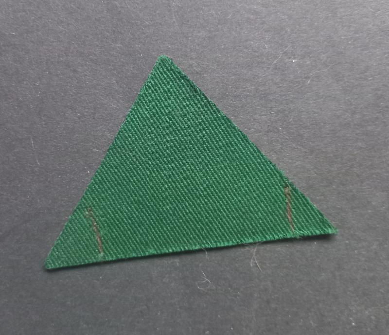 A unusual - never seen before - British printed Canadian Forest Corps triangle shoulder patch