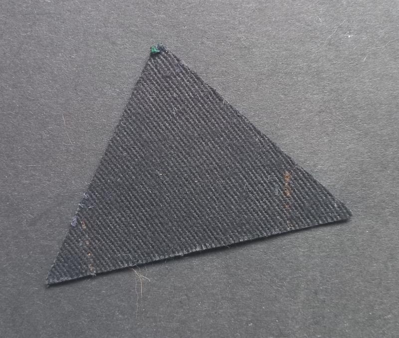A unusual - never seen before - British printed Canadian Forest Corps triangle shoulder patch