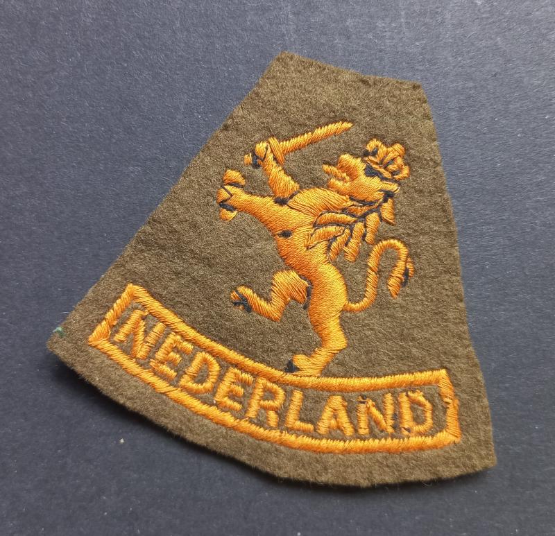 A attractive - wartime British made - Dutch Free Forces arm i.e formation lion