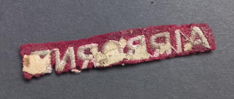 A attractive (unfortunatly cutt down) Airborne - arms of service strip -