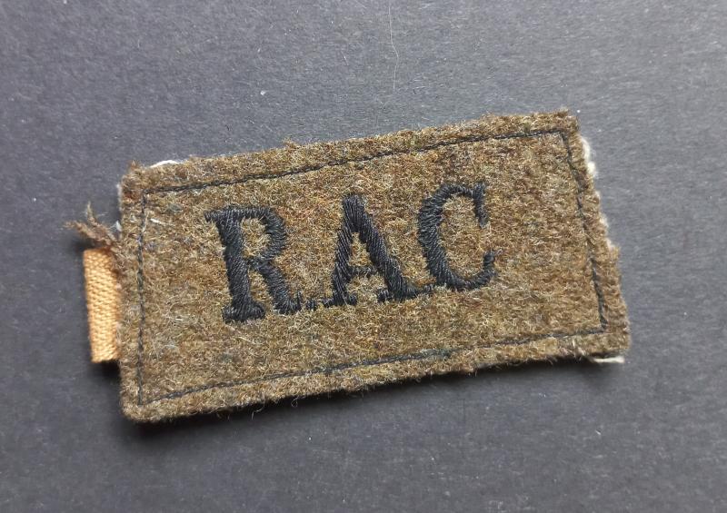 A nice little RAC (Royal Armoured Corps) shoulder slip-on