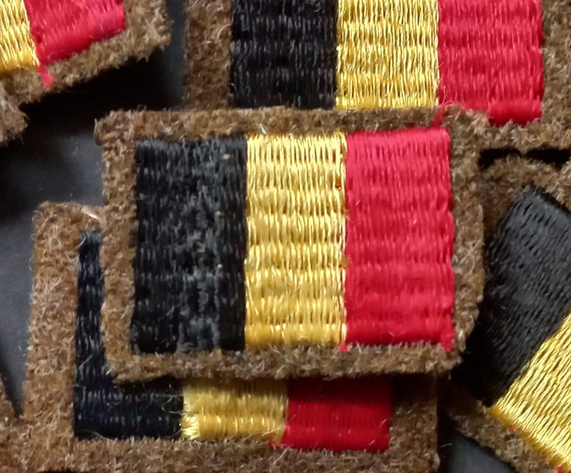 A nice and (un-issued) attractive little Belgium national flag